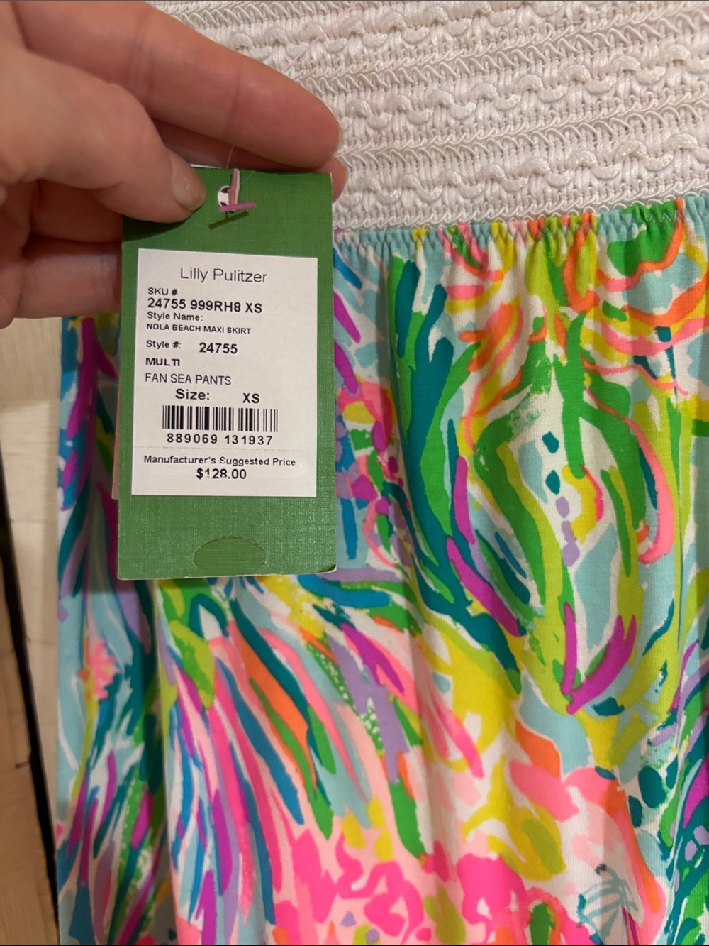 Lilly Pulitzer Nola Beach Maxi Skirt in “Fan Sea Pants” - Picture 3 of 8